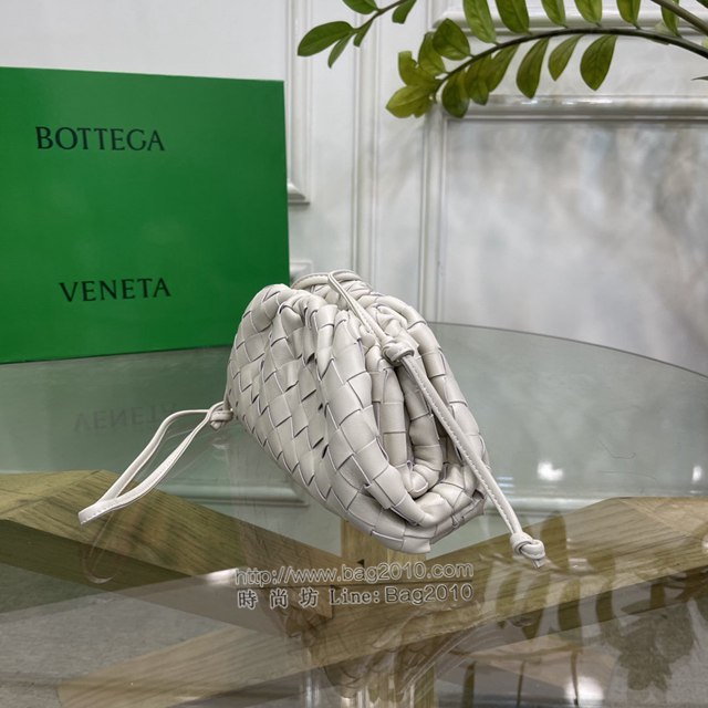 Bottega veneta高端女包 98061 寶緹嘉升級版小號編織雲朵包 BV經典款純手工編織羔羊皮女包  gxz1187